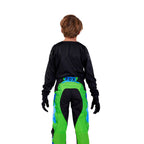 FOX Racing Youth 180 BLACKOUT MX Jersey (Black/Black)