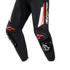 Alpinestars GP Force V2 Motorcycle Leather Race 1pc Suit (Black/White/Red Fluo)
