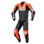 Alpinestars Missile V2 WARD Motorcycle Leather Suit 1pc (Black/Red Fluo/White)