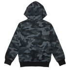 FOX Racing Youth Hoodie - FOX HEAD Camo Fleece ZIP (Black Camo)