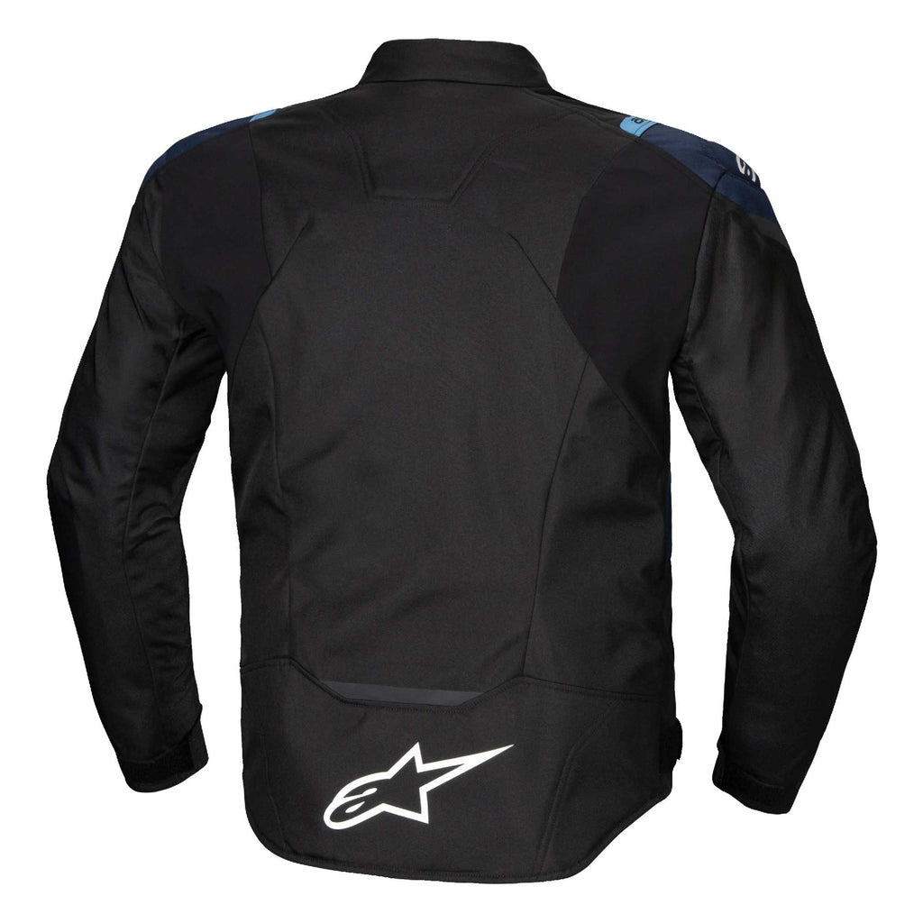 Alpinestars T-Jaws V4 WP Motorcycle Sports Textile Jacket (Black/Dark Blue/Blithe Blue)