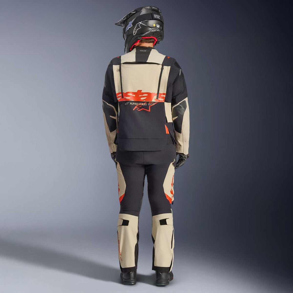 Alpinestars HAROK PRO Drystar XF Laminated Motorcycle Adventure Textile Jacket - Waterproof (Mastic/Black)