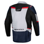 Alpinestars ST-1 Waterproof Motorcycle Adventure Textile Jacket (Dark Blue/Black/Bright Red)