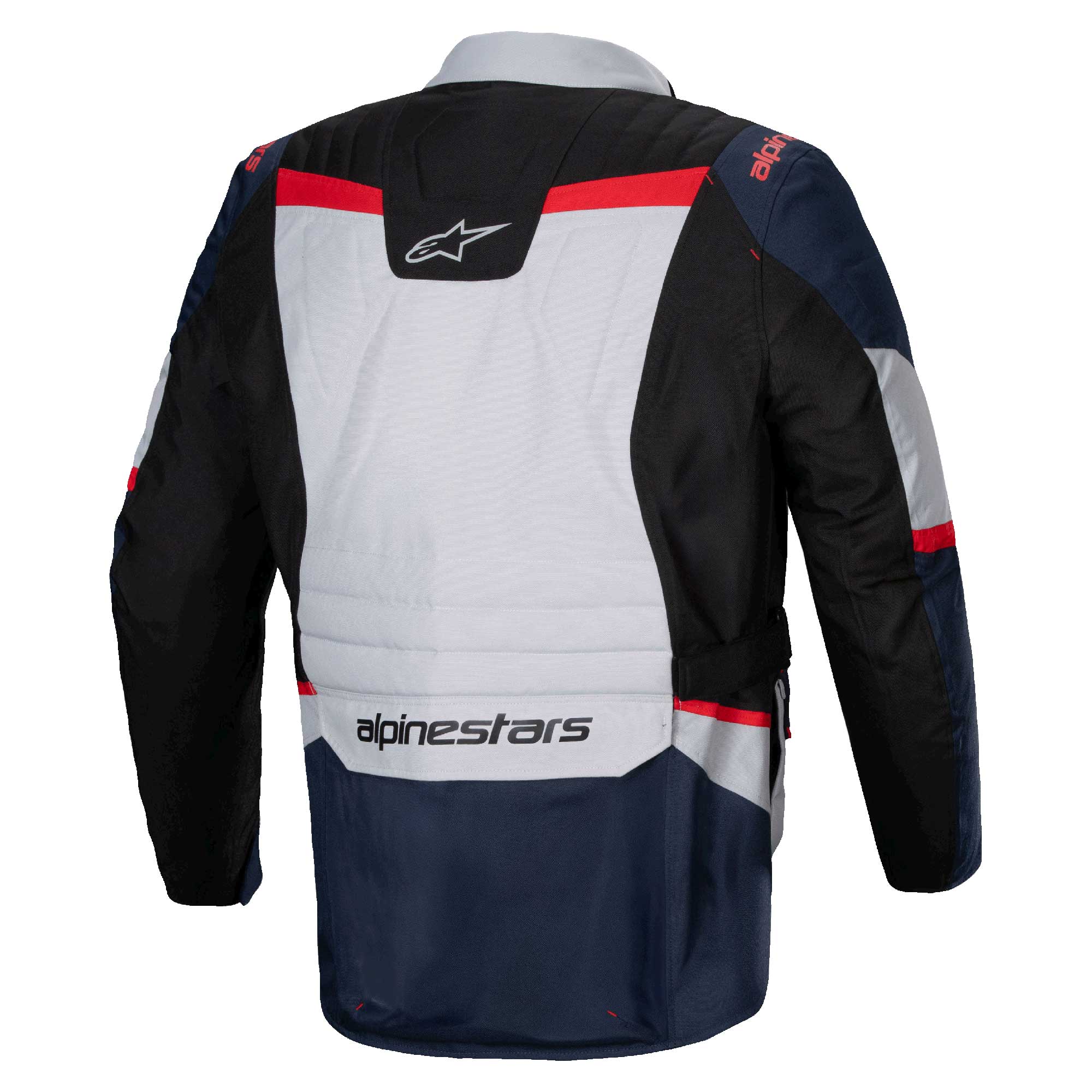 Alpinestars ST-1 Waterproof Motorcycle Adventure Textile Jacket (Dark Blue/Black/Bright Red)