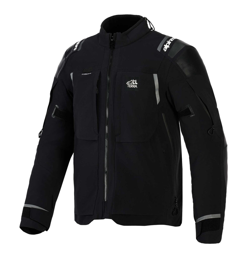Alpinestars ANDES PRO Drystar XF Motorcycle Textile Adventure Touring Jacket (Black/Dark Grey)