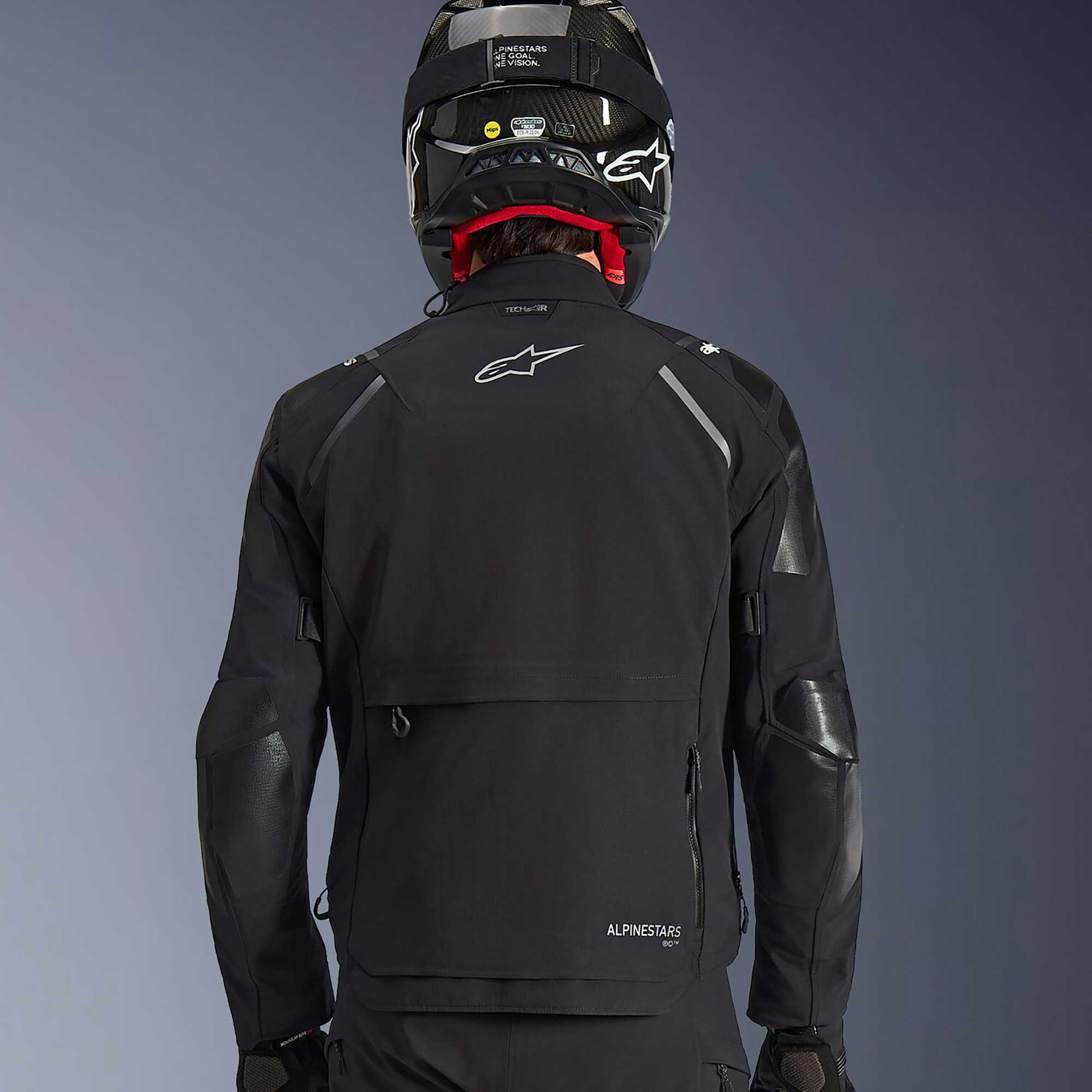 Alpinestars ANDES PRO Drystar XF Motorcycle Textile Adventure Touring Jacket (Black/Dark Grey)
