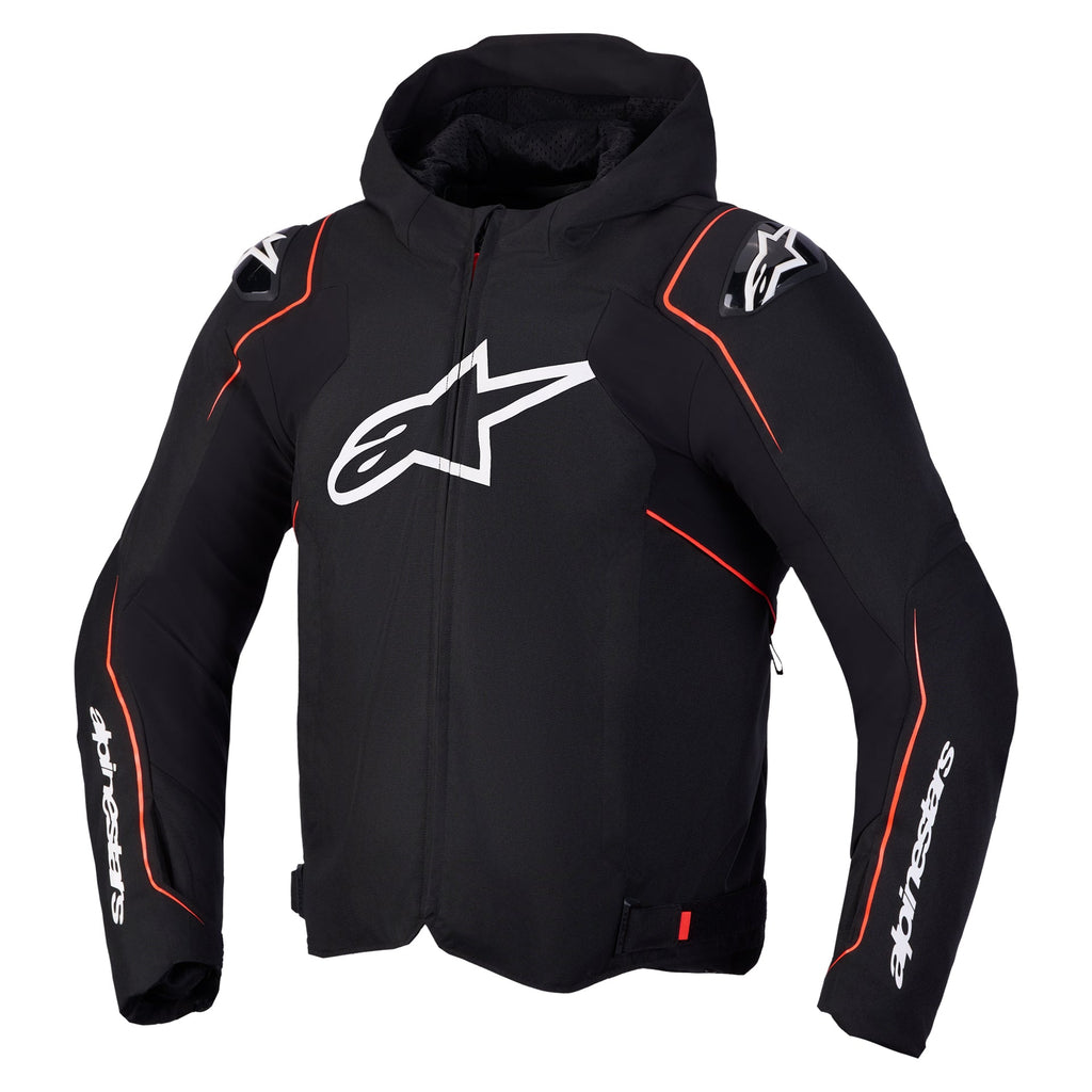 Alpinestars ZACA V2 Waterproof Jacket (Black/Red Fluo)