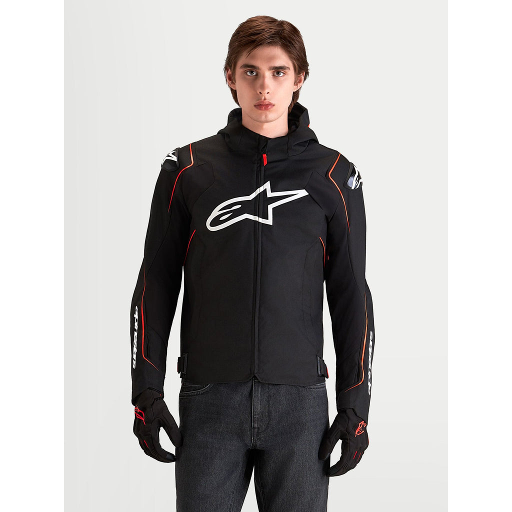 Alpinestars ZACA V2 Waterproof Jacket (Black/Red Fluo)