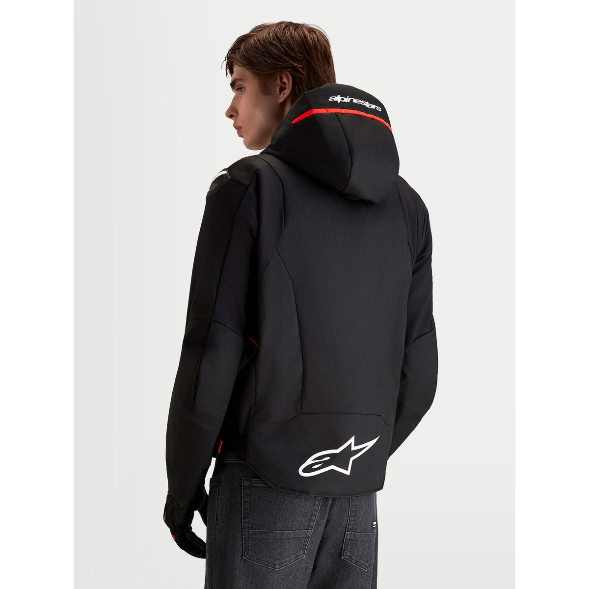 Alpinestars ZACA V2 Waterproof Jacket (Black/Red Fluo)