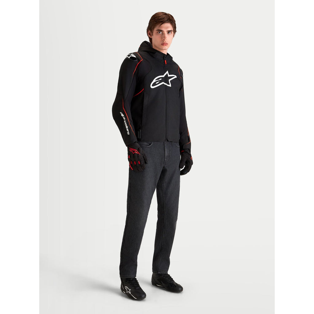 Alpinestars ZACA V2 Waterproof Jacket (Black/Red Fluo)