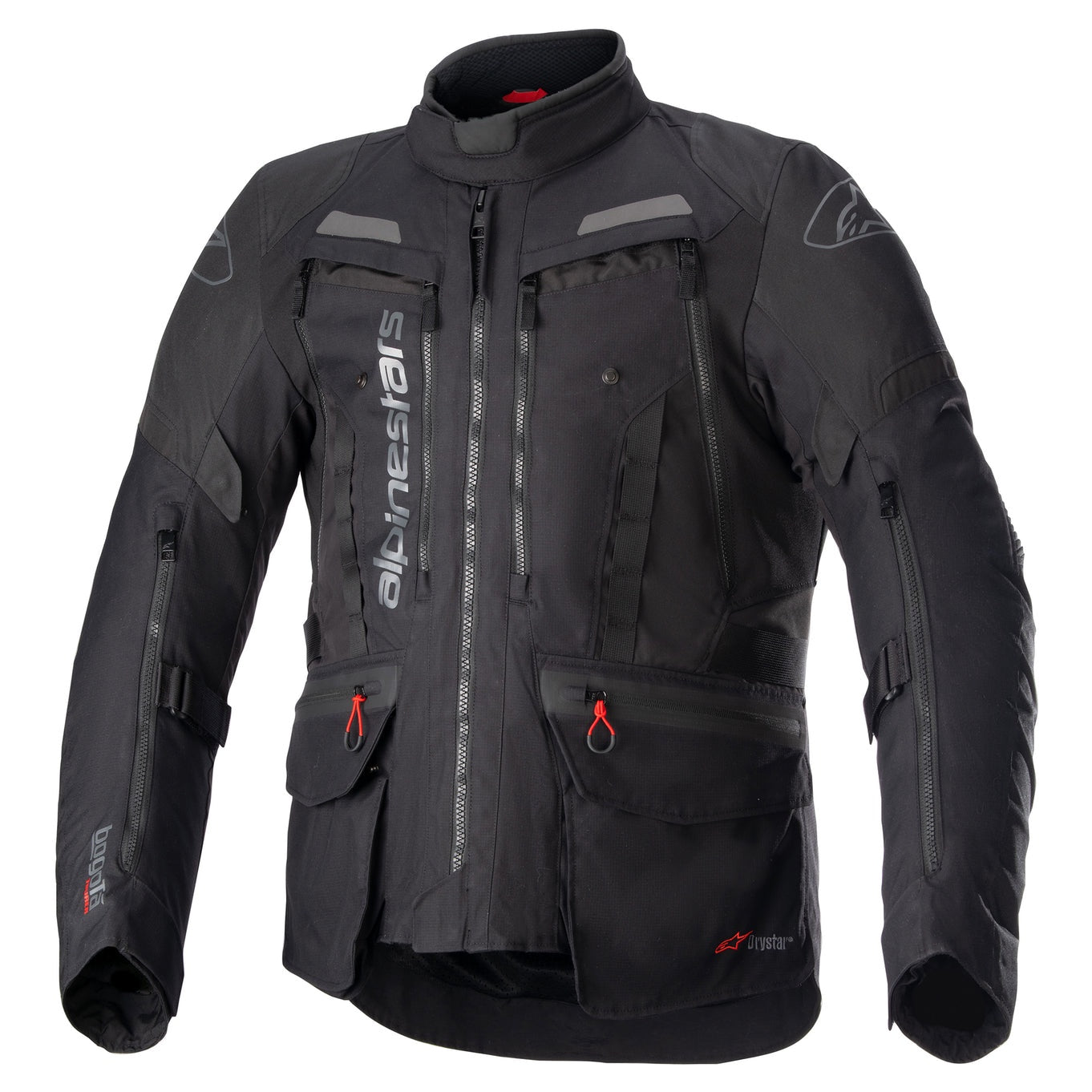 Alpinestars Bogota Pro Drystar Motorcycle Adventure | Touring Textile Jacket (Black/Black)