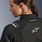 Alpinestars Women's Andes Drystar V4 Motorcycle Textile Jacket (Black)