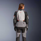 Alpinestars Women's Andes Drystar V4 Motorcycle Textile Jacket (Ice Grey/Dark Grey/Black/Coral Fluo)