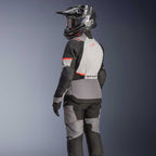 Alpinestars Women's Andes Drystar V4 Motorcycle Textile Jacket (Ice Grey/Dark Grey/Black/Coral Fluo)