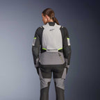 Alpinestars Women's Andes Drystar V4 Motorcycle Textile Jacket (Ice Grey/Dark Grey/Black/Yellow Fluo)
