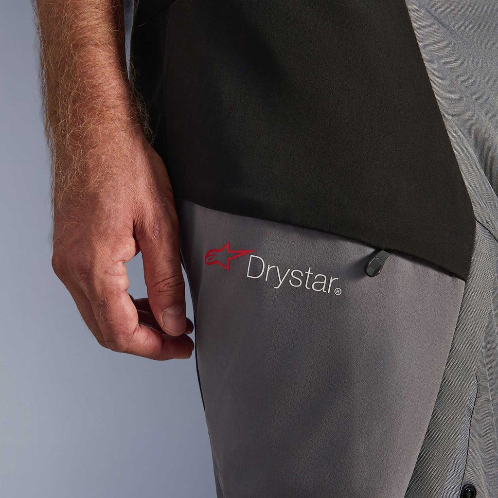 Alpinestars Andes Drystar V4 Motorcycle Adventure Textile Pant (Black/Dark Grey)