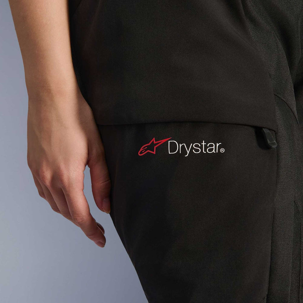 Alpinestars Women's Andes Drystar V4 Motorcycle Textile Pant (Black)