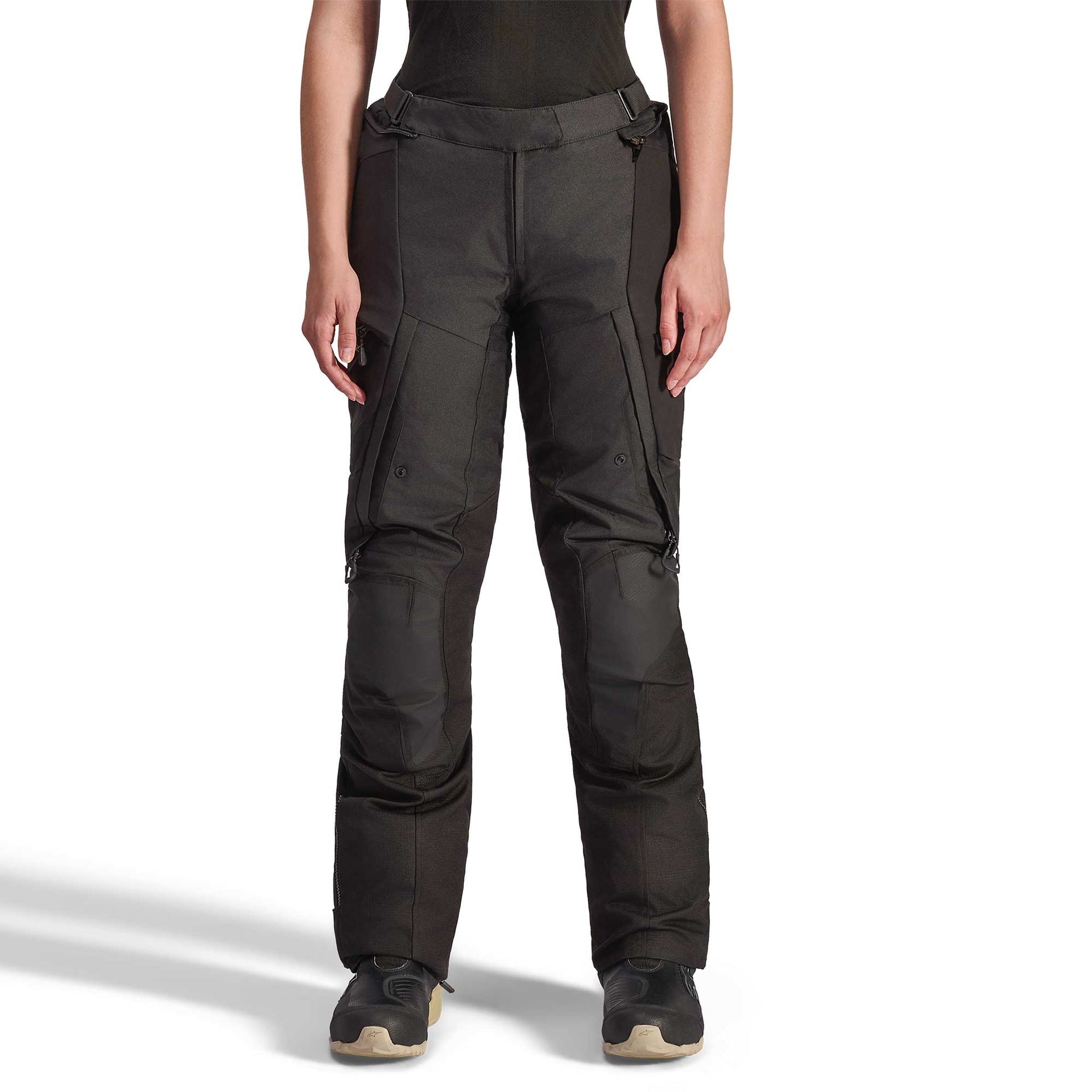 Alpinestars Women's Andes Drystar V4 Motorcycle Textile Pant (Black)