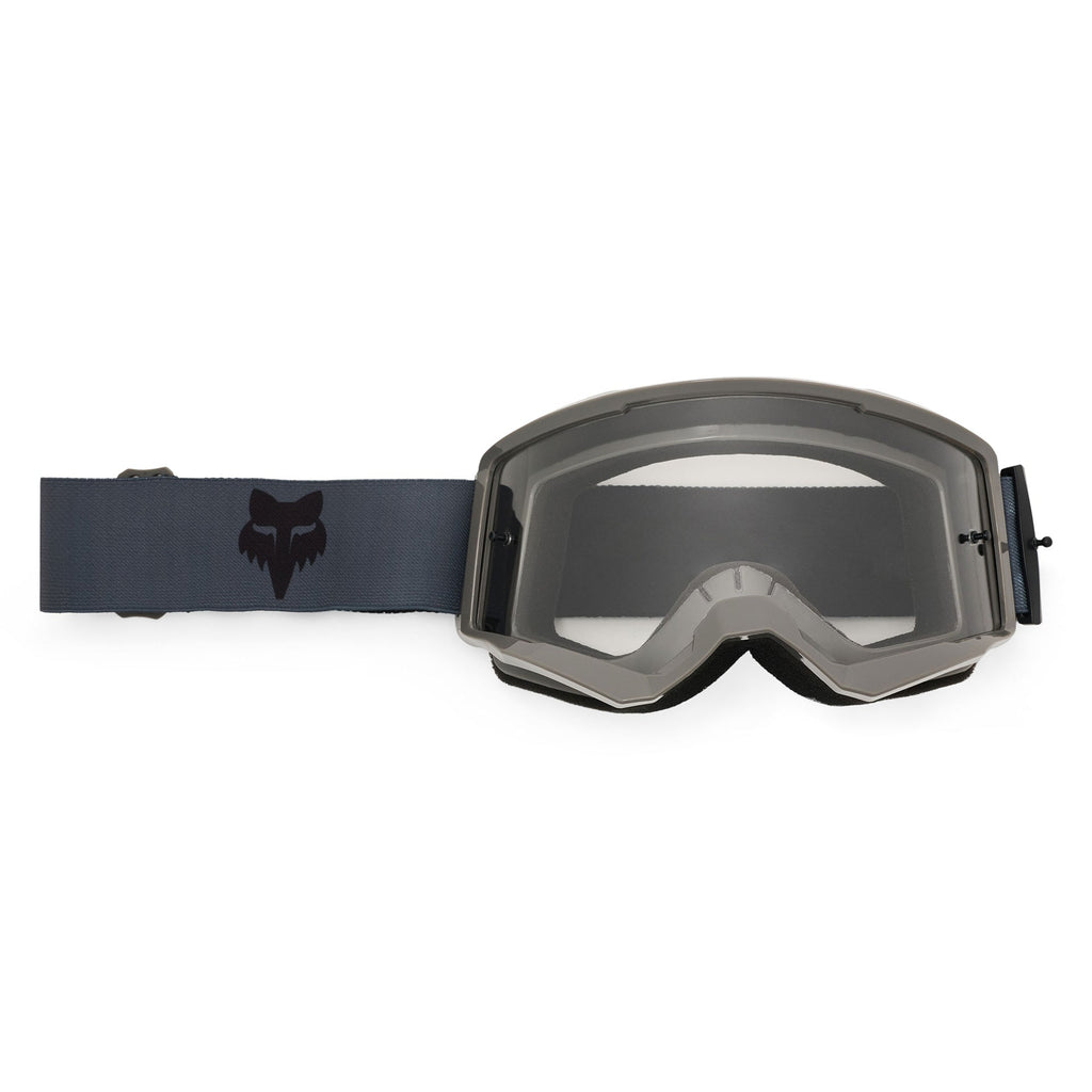 FOX Racing MAIN V3 CORE MX Goggles (Pewter) Clear Lens