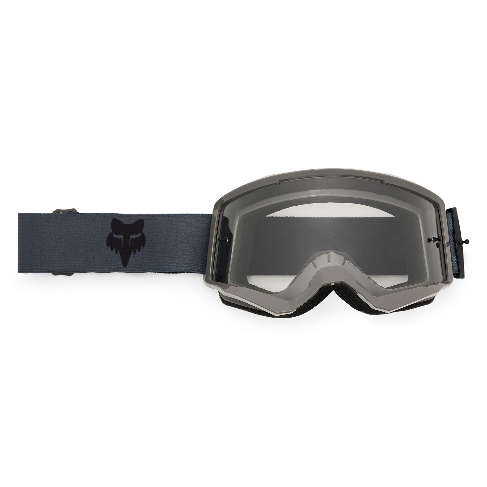 FOX Racing MAIN V3 CORE MX Goggles (Pewter) Clear Lens