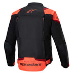 Alpinestars T-STUNT AIR Motorcycle Sports Textile Jacket (Black/Red Fluo/Dark Red)