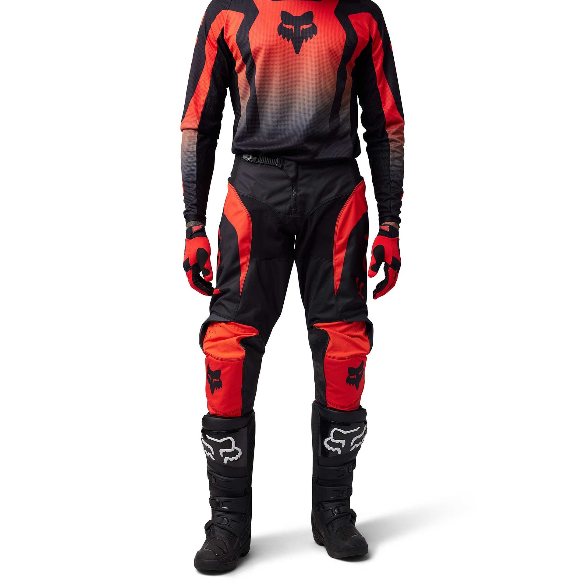 FOX (SALE) MX Jersey & Pant Kit - 180 LEAN (Red/Black)