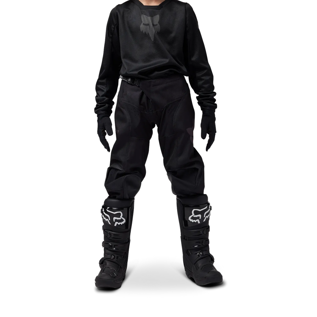 FOX Racing Youth 180 Blackout Gear Set (Black/Black)