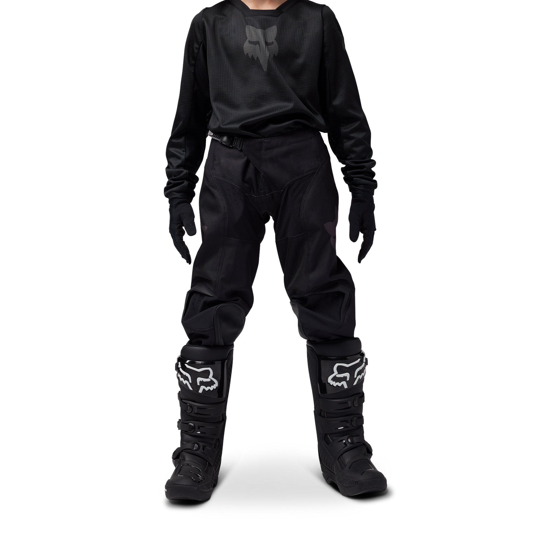 FOX Racing Youth 180 BLACKOUT MX Pant (Black/Black)