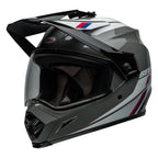 BELL MX-9 Adventure MIPS ALPINE Helmet (Nardo Grey/White/Red/Blue)