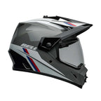 BELL MX-9 Adventure MIPS ALPINE Helmet (Nardo Grey/White/Red/Blue)