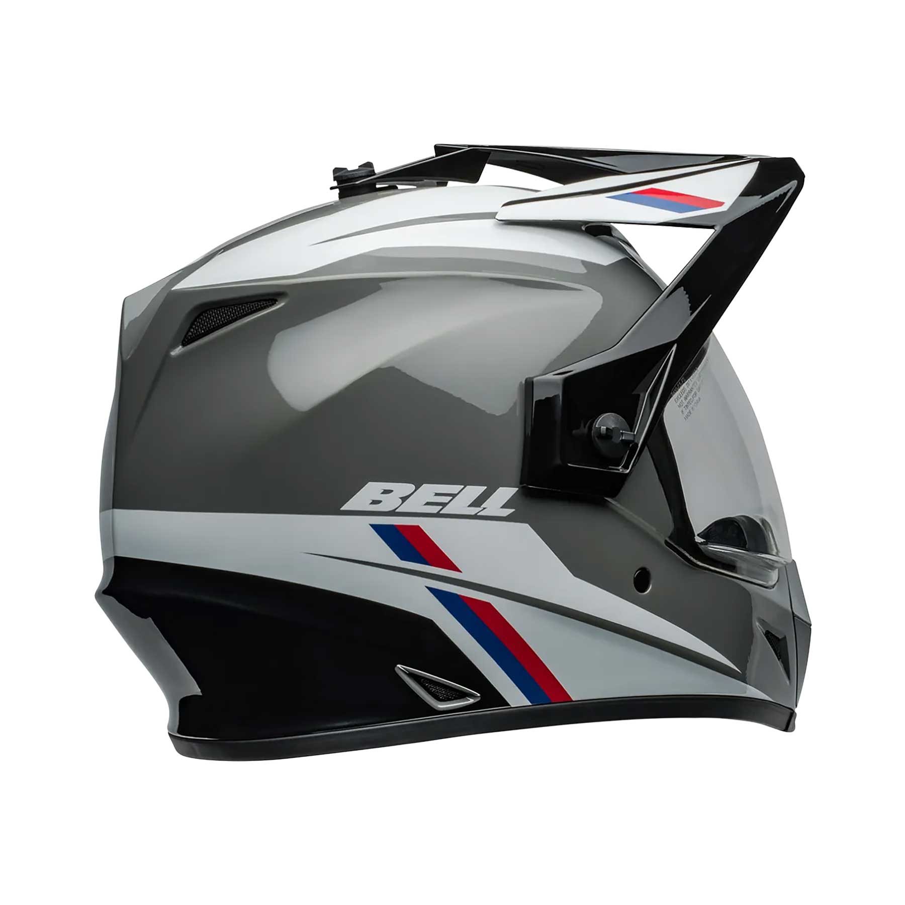 BELL MX-9 ADV Mips ALPINE Adventure Helmet (Nardo Grey/White/Red/Blue)