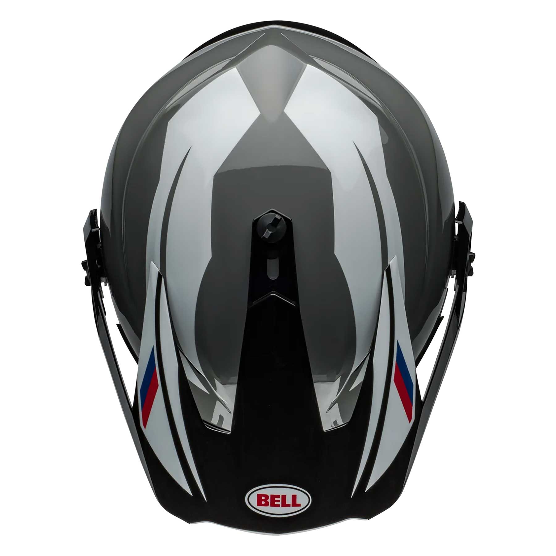 BELL MX-9 ADV Mips ALPINE Adventure Helmet (Nardo Grey/White/Red/Blue)