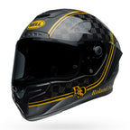 BELL Racestar DLX RSD Player Race | Road Helmet *Pro Tint Visor Inc* (Carbon/Gold)