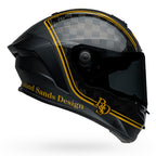 BELL Racestar DLX RSD Player Race | Road Helmet *Pro Tint Visor Inc* (Carbon/Gold)