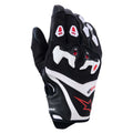 Alpinestars SP-R PRO Motorcycle Short Sports Leather Gloves (Black/White/Bright Red)