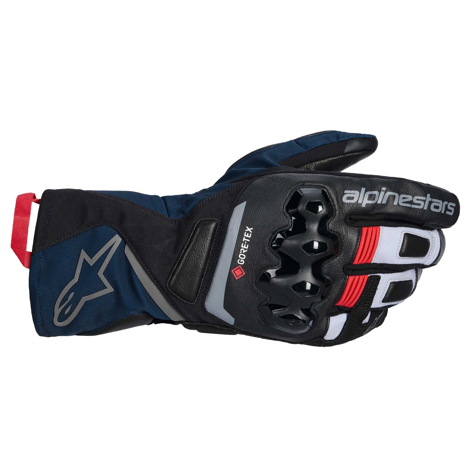 Alpinestars WT-8 Goretex Insulated Motorcycle Winter Touring Gloves (Black/Dark Blue)