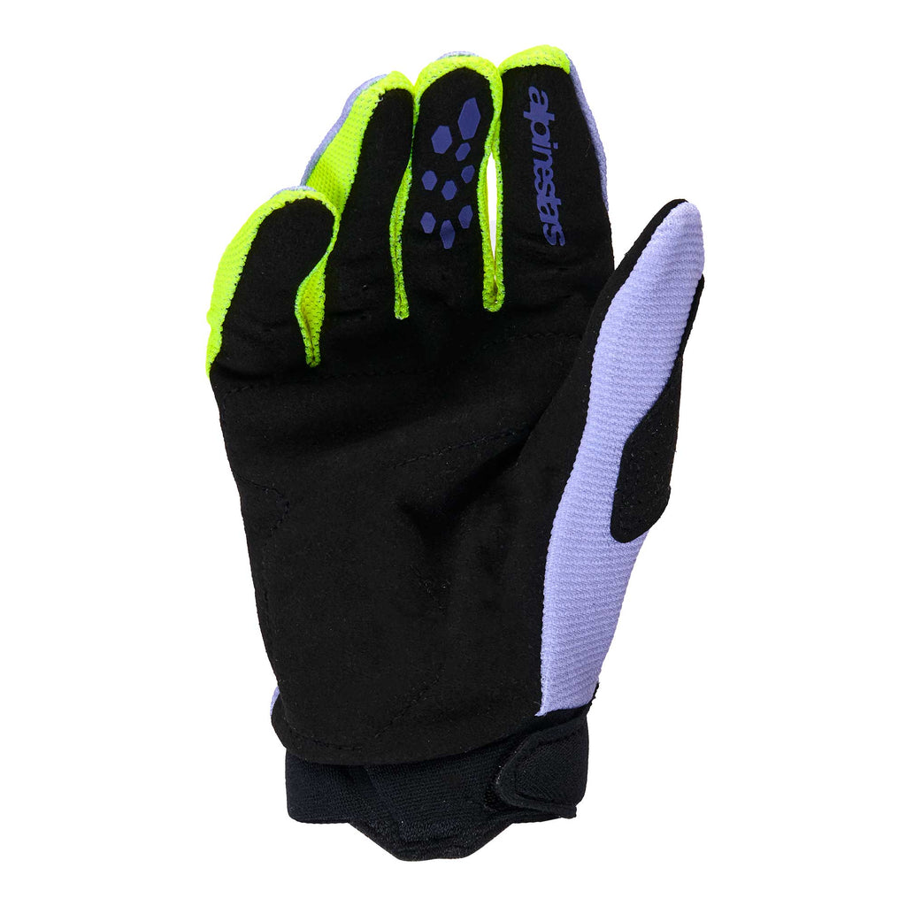 Alpinestars (MX26) Youth & Kids MX Gloves - Full Bore V2 (Purple/Yellow Fluo)