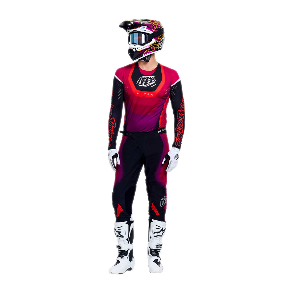 Troy Lee Designs MX | SX Jersey & Pant Kit Deal SE ULTRA VISION (Fuchsia / Black)
