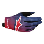Alpinestars Youth & Kids MX Gloves - Radar (Fire Red/Deep Blue)
