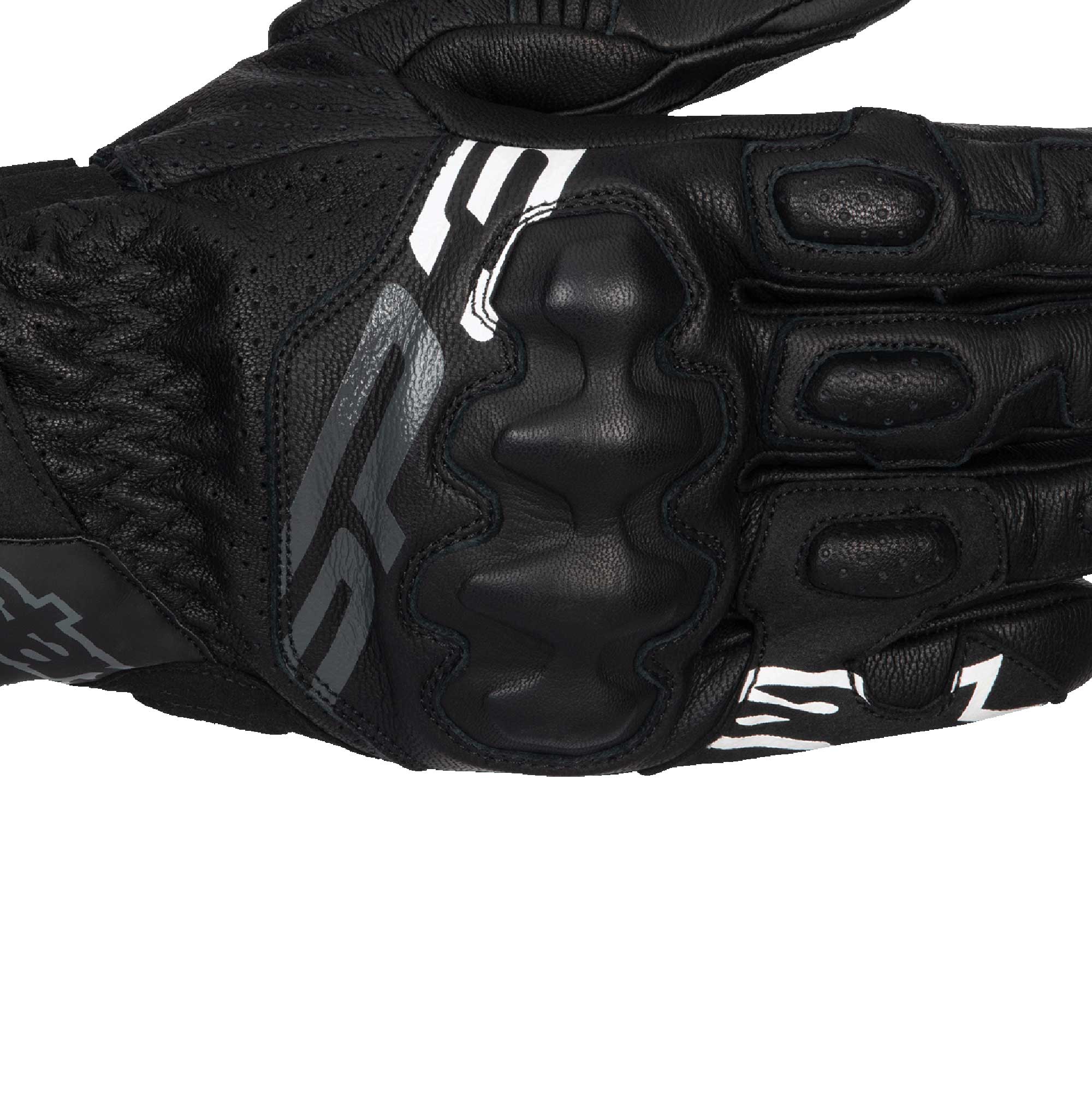 Alpinestars SP-3 Motorcycle Sports Leather Gloves (Black)