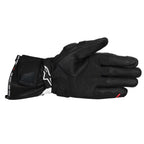 Alpinestars SP-3 Motorcycle Sports Leather Gloves (Black/White/Red Fluo)