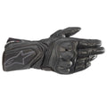 Alpinestars SP-8 V3 Motorcycle Sports Leather Gloves (Black/Black)