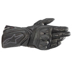 Alpinestars SP-8 V3 Motorcycle Sports Leather Gloves (Black/Black)