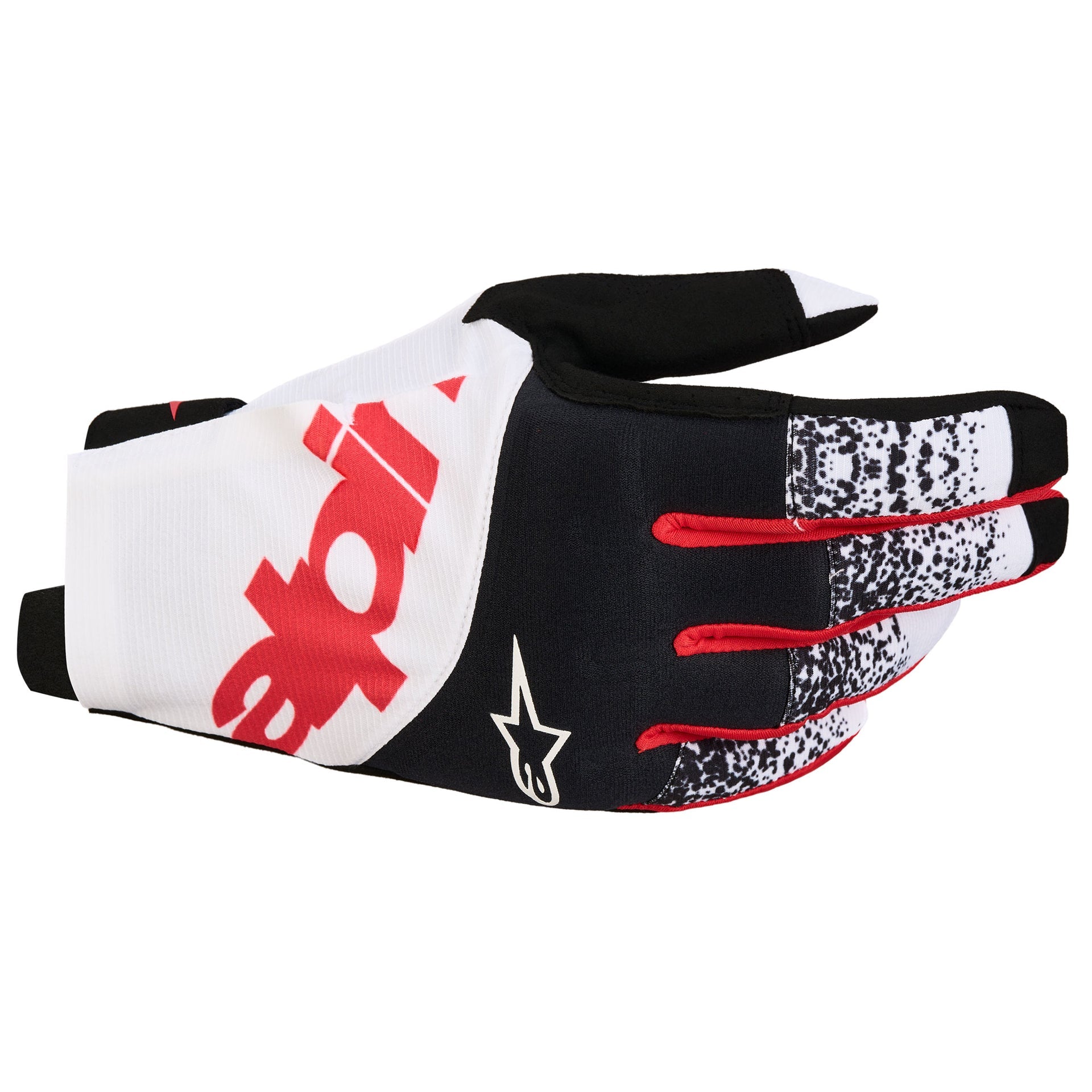 Alpinestars TechStar MX | Enduro Gloves (Black/White/Red Fluo)