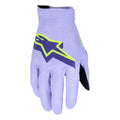 Alpinestars SuperTech MX Gloves (Lavender/Violet/Yellow Fluo)