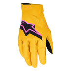 Alpinestars SuperTech MX Gloves (Gold/Black/Pink Fluo)