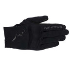 Alpinestars REEF V2 Motorcycle Short Textile Gloves (Black/Black)