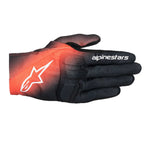 Alpinestars REEF V2 Motorcycle Short Textile Gloves (Black/Red Fluo/White)