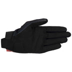 Alpinestars REEF V2 Motorcycle Short Textile Gloves (Black/Red Fluo/White)