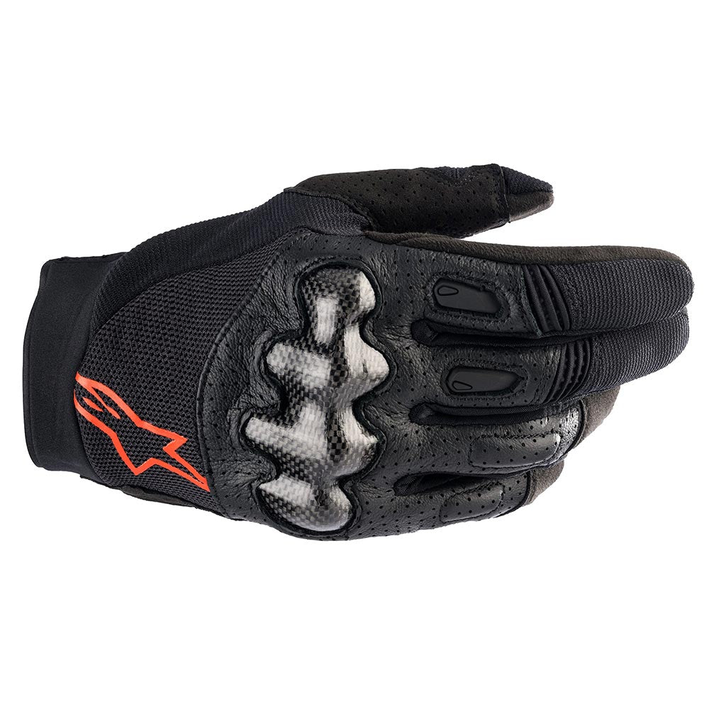 Alpinestars Megawatt CE KP1 Adventure Gloves (Black/Red Fluo)